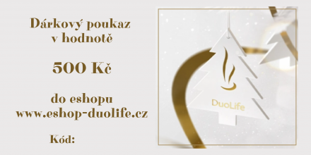 Dárkový poukaz v hodnotě 500 Kč
